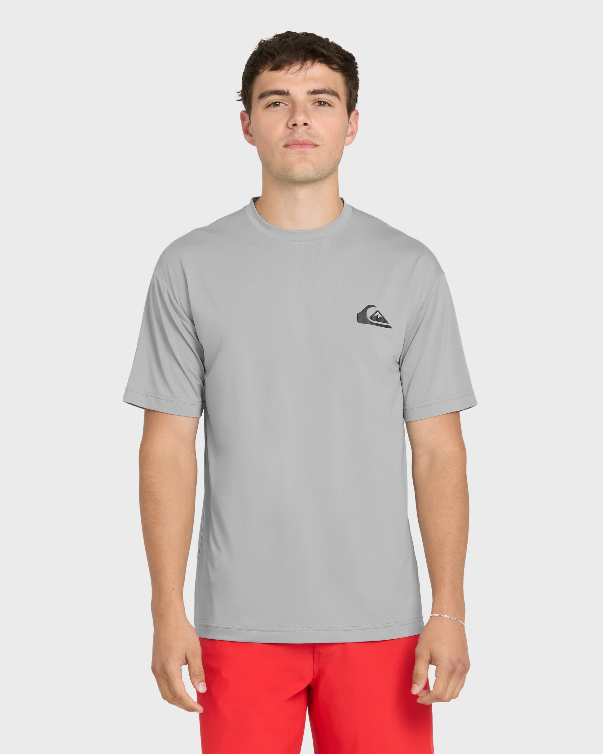 Quick Silver Everyday Short Sleeve Surf Tee - Smokedgray