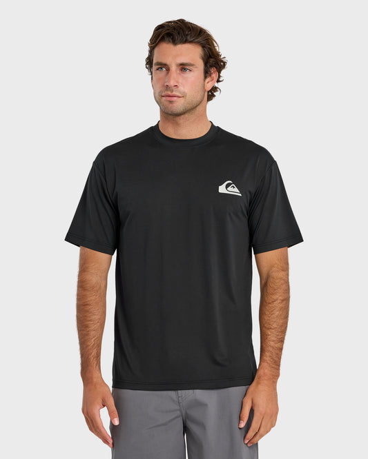 Quick Silver Everyday Short Sleeve Surf Tee - Black
