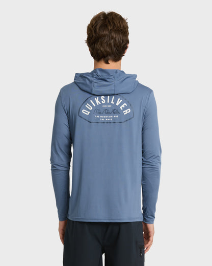 Quick Silver Lookup Long Sleeve Sun Hooded Rashguard - Seaport