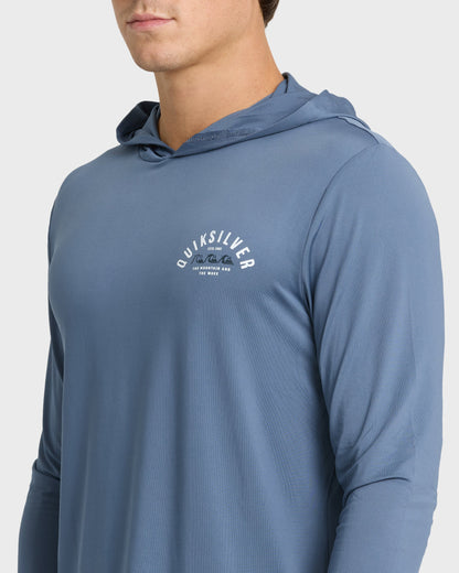 Quick Silver Lookup Long Sleeve Sun Hooded Rashguard - Seaport