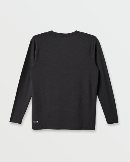 Quick Silver DNA Logo Surf Long Sleeve Surf Tee - Phantom Heather