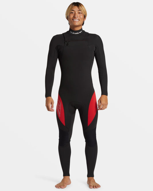 Quick Silver 3/2mm Mercury Chest Zip GBS Wetsuit - High Risk Red