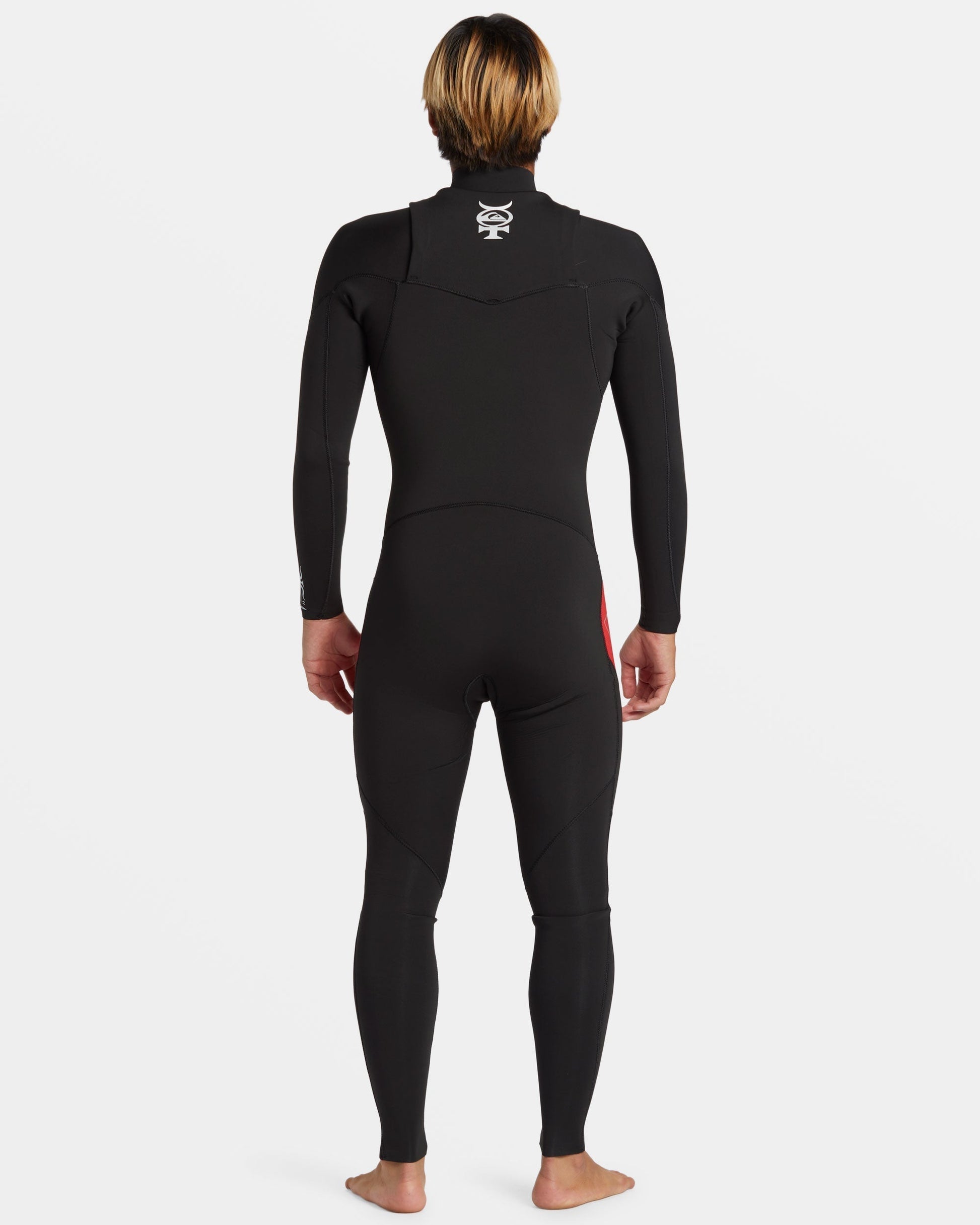 Quick Silver 3/2mm Mercury Chest Zip GBS Wetsuit - High Risk Red