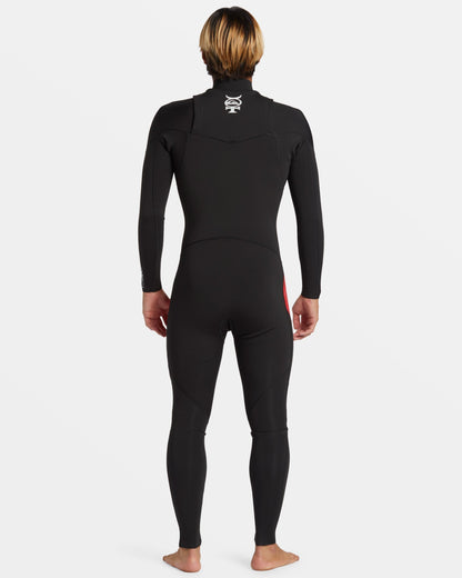 Quick Silver 3/2mm Mercury Chest Zip GBS Wetsuit - High Risk Red