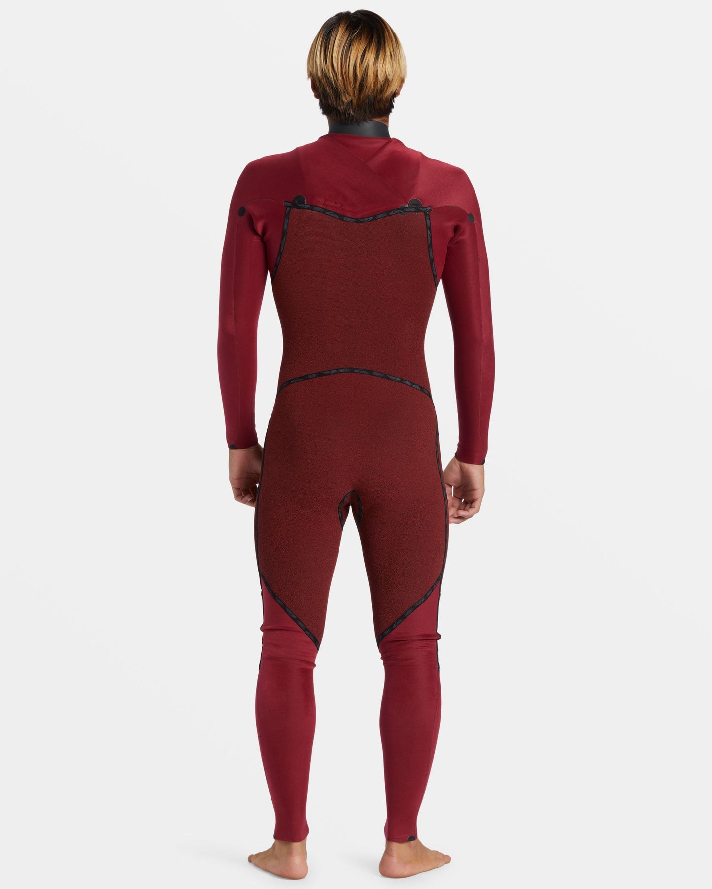 Quick Silver 3/2mm Mercury Chest Zip GBS Wetsuit - High Risk Red