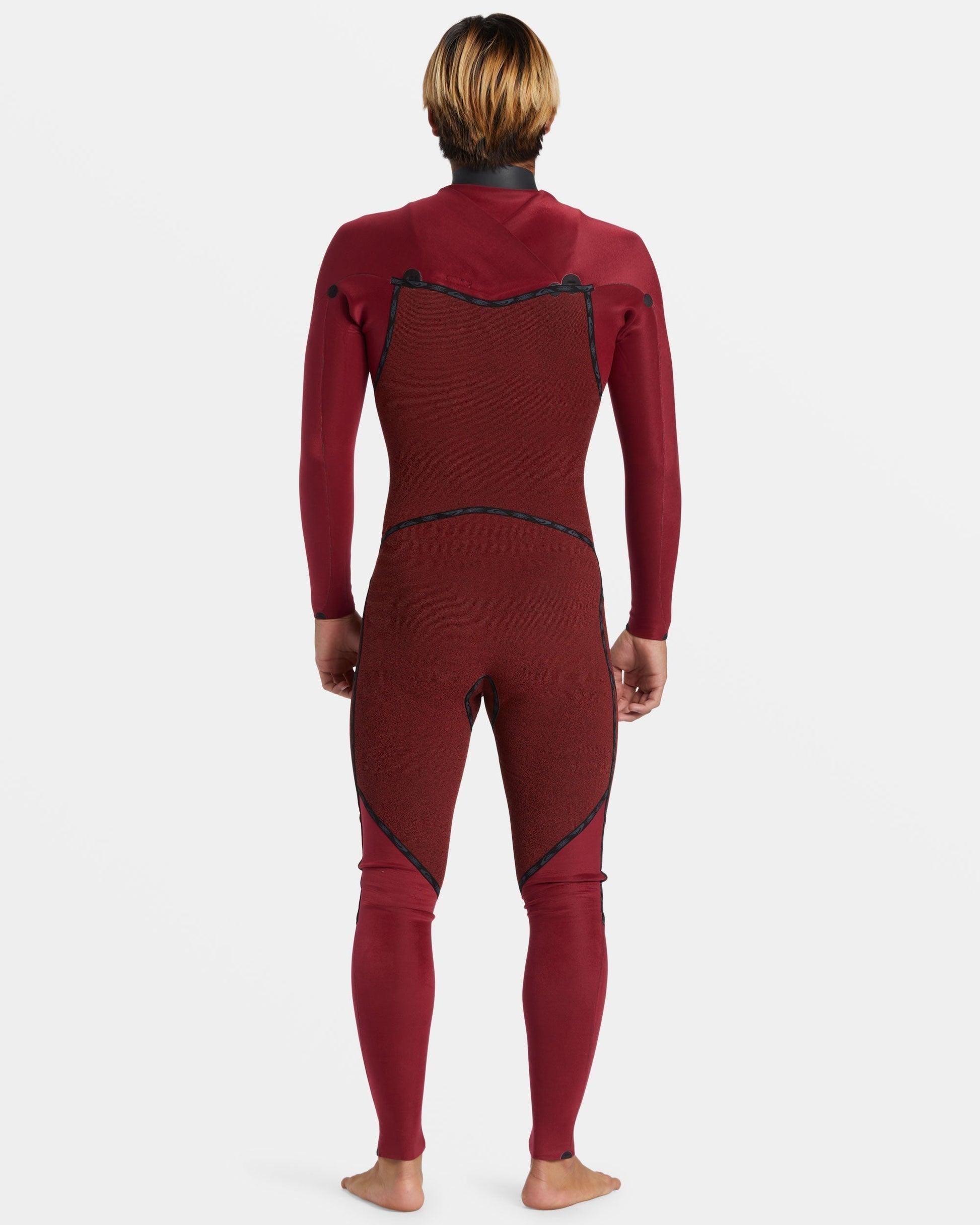 Quick Silver 3/2mm Mercury Chest Zip GBS Wetsuit - High Risk Red