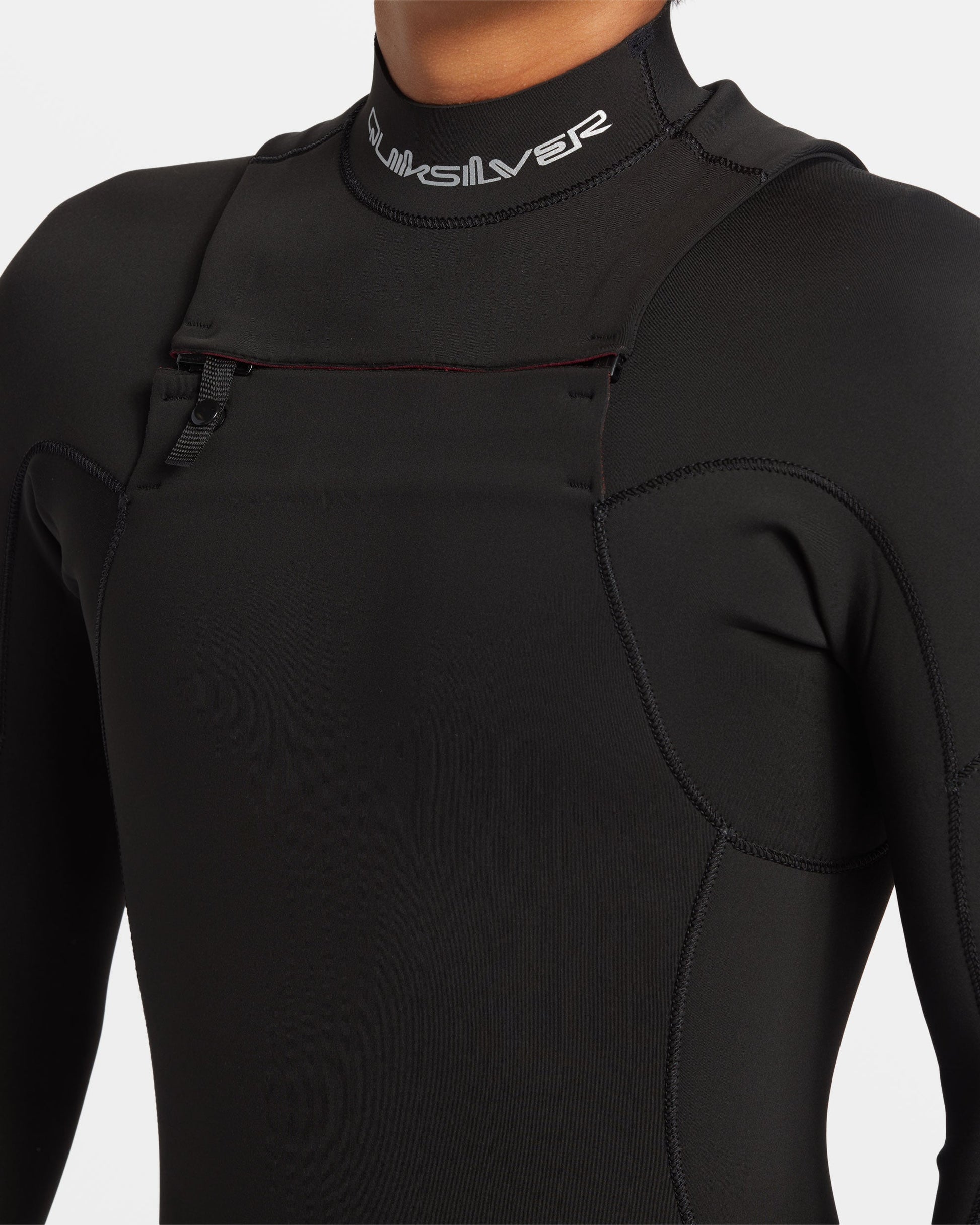 Quick Silver 3/2mm Mercury Chest Zip GBS Wetsuit - High Risk Red