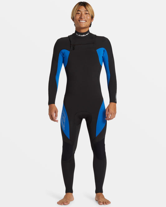 Quick Silver 4/3mm Mercury Chest Zip GBS Wetsuit - Olympian Blue