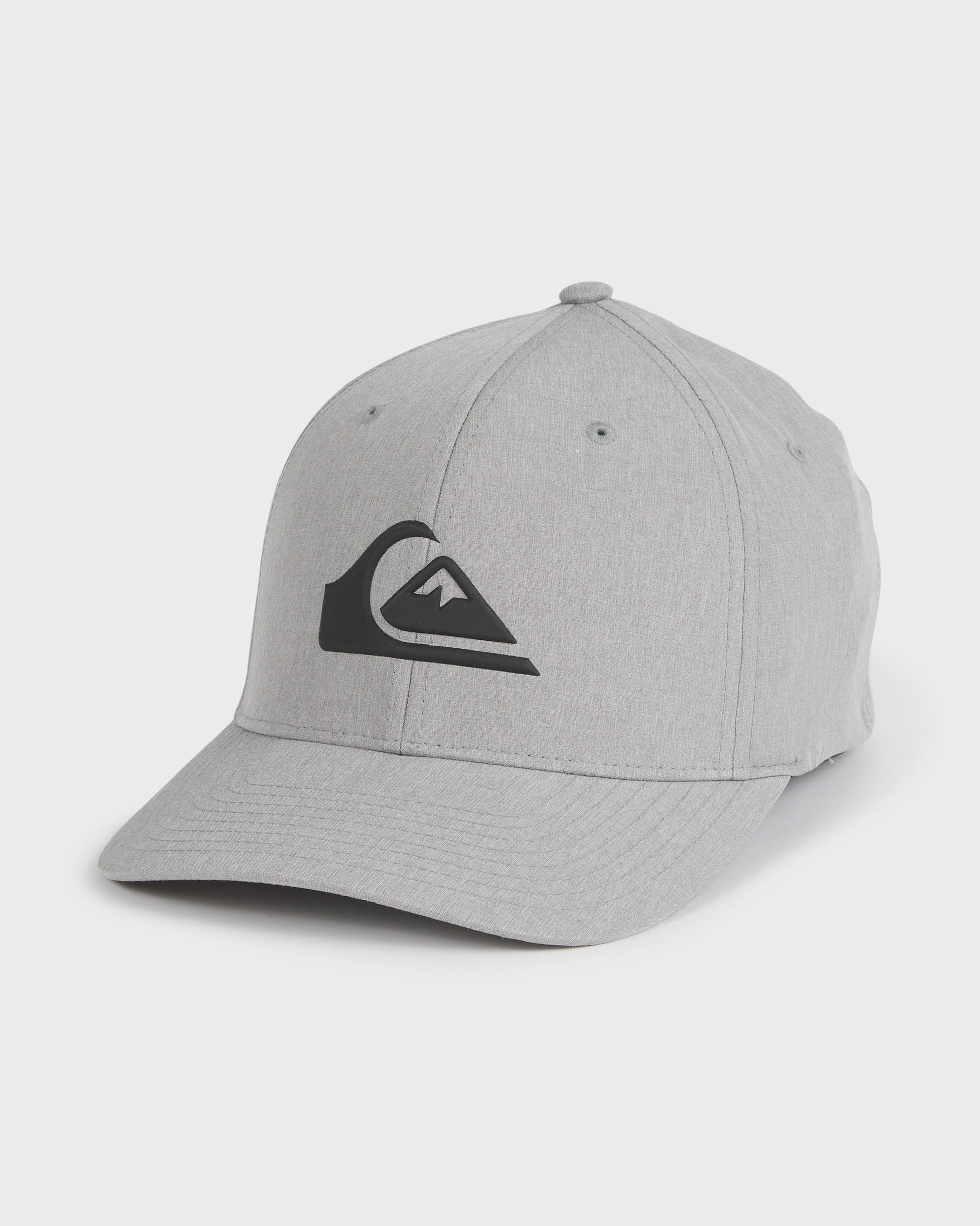 Quick Silver Amped Up Flexifit Hat - Sleet Gray Heather