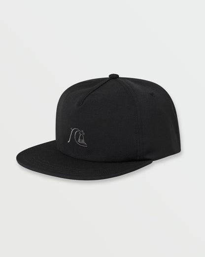 Quick Silver DNA Bubble Snapback Hat - Black