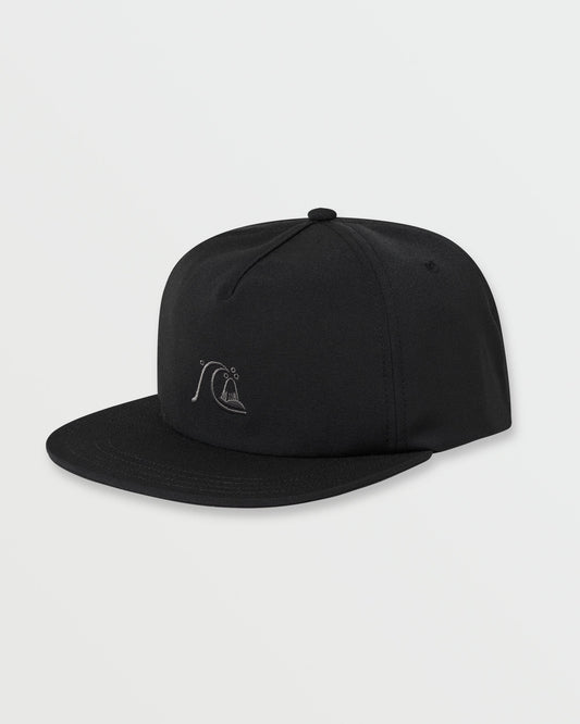 Quick Silver DNA Bubble Snapback Hat - Black