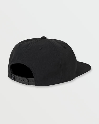 Quick Silver DNA Bubble Snapback Hat - Black