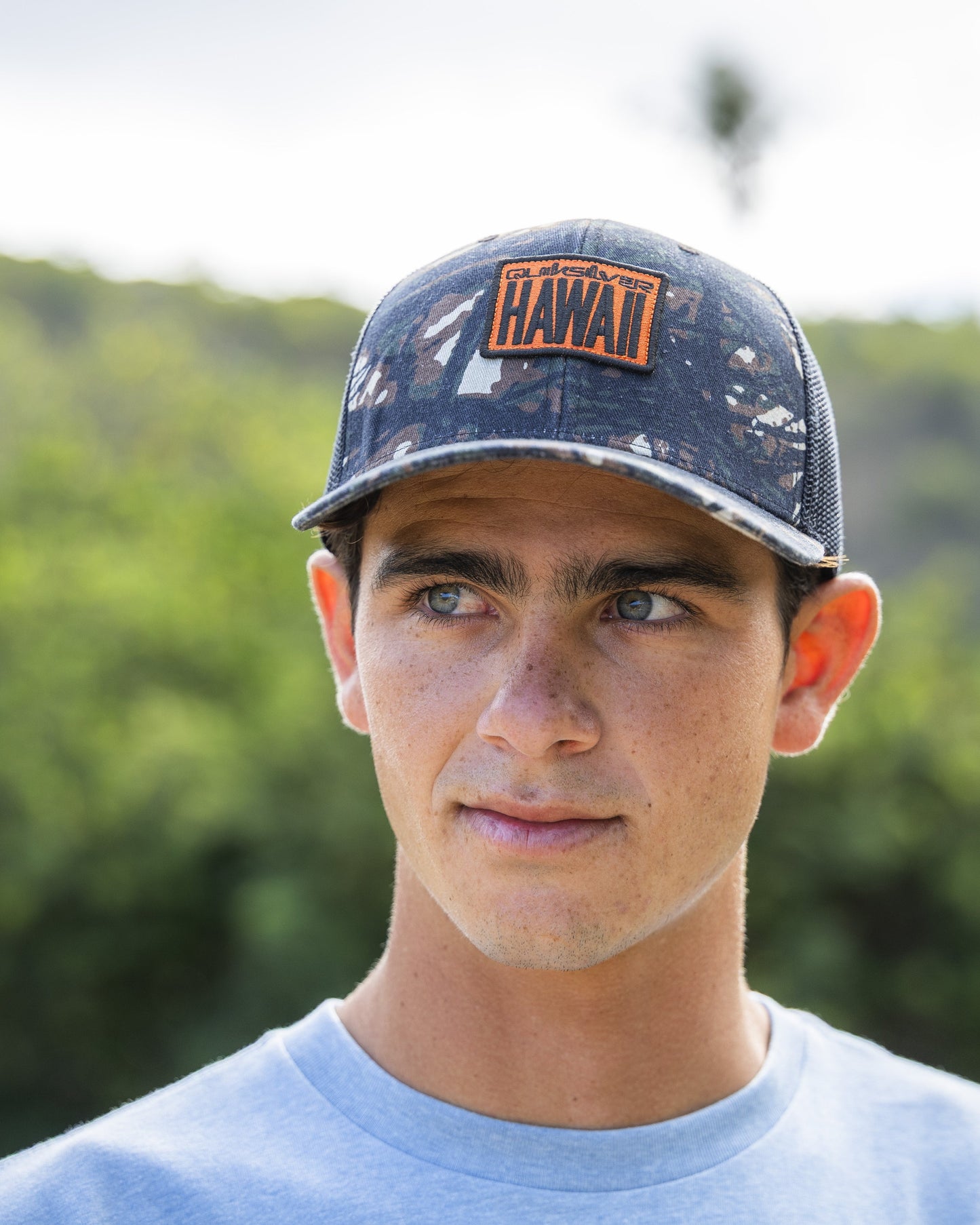 Quick Silver Hi Hunter Trucker Hat - Camo