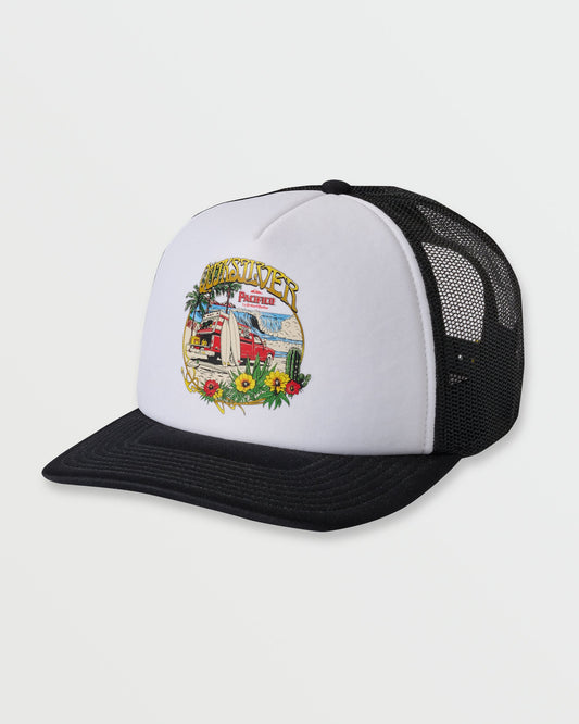 Quick Silver Quiksilver x Pacifico Baja Beach Trucker Hat - White