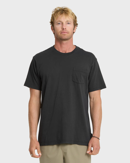 Quick Silver Saltwater Pocket Tee - Black